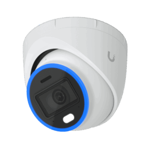 Cámara UniFi Protect Turret AI blanca / 4K(8MP) / Ángulo ultra-ancho 109.9 / Visión Nocturna IR 40 m / AI Avanzado: Reconocim