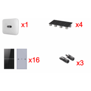 Kit Solar Interconexion / 10kW 220Vca / Inversor HUAWEI / Montaje Incluido - HUAWEI FUSIONSOLAR