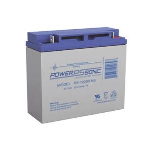 Batería 12V, 20AH, Para Respaldo, Tecnologías AGM/VRLA, 5 Años Vida Útil, Terminales NB2, Reconocida UL - POWER SONIC