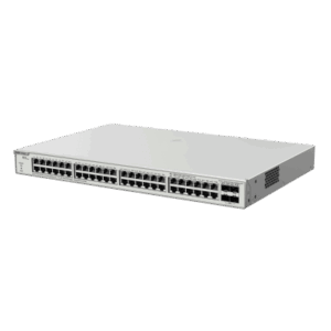 Switch Administrable PoE Capa 2+ Plus, con 48 puertos Gigabit PoE 802.3af/at + 4 SFP+ para fibra 10Gb, gestión gratuita desde