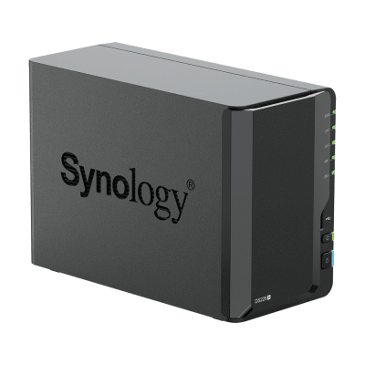 NAS DiskStation DS225+ | 2 Bahías | Intel Celeron J4125 | 2 GB DDR4 | Hasta 40 TB | Puertos 1GbE y 2.5GbE | USB 3.2 Gen 1 | C