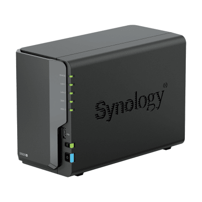 NAS DiskStation DS225+ | 2 Bahías | Intel Celeron J4125 | 2 GB DDR4 | Hasta 40 TB | Puertos 1GbE y 2.5GbE | USB 3.2 Gen 1 | C