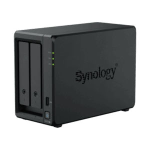 NAS Synology DiskStation DS725+ | 2 Bahías | Expandible hasta 7 Unidades | 2 Ranuras M.2 NVMe | Puerto 2.5GbE | Rendimiento 2