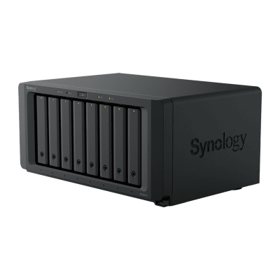 NAS DiskStation DS1825+ | 8 Bahías | AMD Ryzen V1500B | 8 GB DDR4 ECC | Hasta 2,239 MB/s Lectura | 2 Puertos 2.5GbE | Expansi