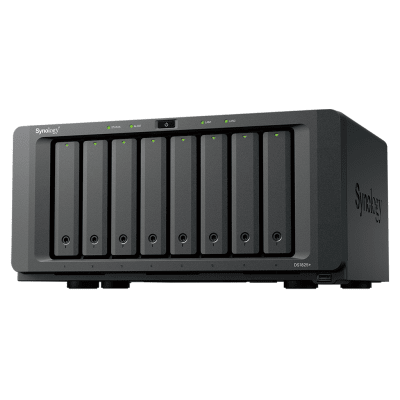 NAS DiskStation DS1825+ | 8 Bahías | AMD Ryzen V1500B | 8 GB DDR4 ECC | Hasta 2,239 MB/s Lectura | 2 Puertos 2.5GbE | Expansi