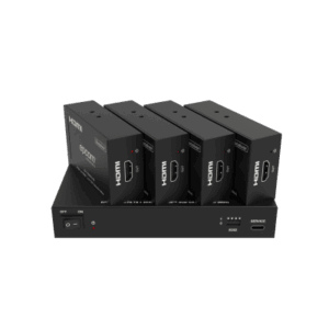 Splitter Extensor 1×4 | 4K@60Hz a 60m | 4K@30Hz a 70m | Cable Cat6 | EDID | HDCP 2.2 | Salida Loop - EPCOM PROAUDIO