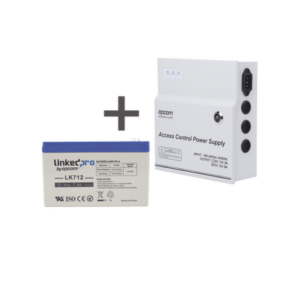 Kit / Fuente regulada de 11 – 15 V @ 5A / Capacidad de respaldo / Modelo ACPST1205 + Batería incluida LK712 - EPCOM POWERLINE