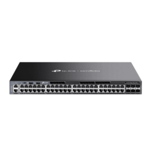 Switch Omada L3 SDN Administrable / 48 puertos Gigabit y 6 puertos SFP+ / Funciones RIP, VRRP, Servidor DHCP / Administración