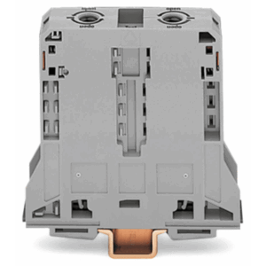 Borna de Paso para Corrientes Elevadas, 95 mm², POWER CAGE CLAMP, 2 Puntos de Conexión, 232 A, 1000 V, Montaje Carril DIN 35×