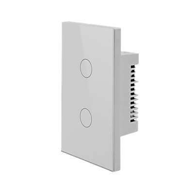 (ZigBee) Apagador switch inalámbrico ZigBee . Cable Neutro Opcional, control de 2 regresos de carga, 110V - SMARTHOME BY EPCO