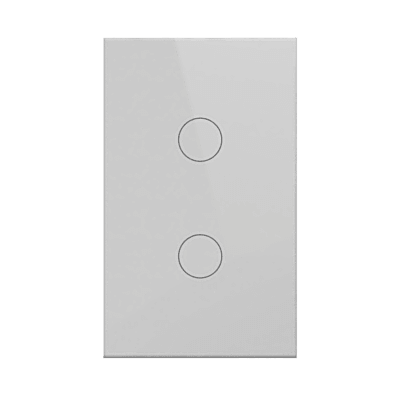 (ZigBee) Apagador switch inalámbrico ZigBee . Cable Neutro Opcional, control de 2 regresos de carga, 110V - SMARTHOME BY EPCO