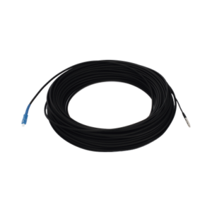 Rollo de Fibra Óptica Drop Redonda G657A2 Monomodo Simplex de 100 Metros (328.08 Pies) con Conectores SC/UPC-SC/UPC para Inst