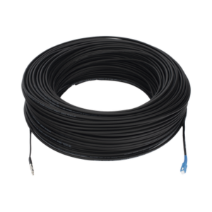 Rollo de Fibra Óptica Drop Redonda G657A2 Monomodo Simplex de 200 Metros (656.17 pies) con Conectores SC/UPC-SC/UPC para Inst