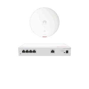 Kit DEMO de Router Multi-Servicio / 1 puerto 10/100/1000 Mbps(WAN) / 4 puertos 10/100/1000 Mbps(LAN) PoE / 50W + Punto de Acc