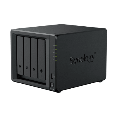 NAS DiskStation DS425+ | 4 Bahías | Intel Celeron J4125 2.7 GHz | 2 GB DDR4 / 2.5GbE + 1GbE | 2 Puertos USB 3.2 Gen 1 | 2 Ran