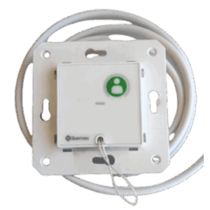 Módulo Asistencial de Empotrar IP67 / Material ABS Antimicrobiano / Botón Cancelación / Indicador Luminoso de Alarma y Presen