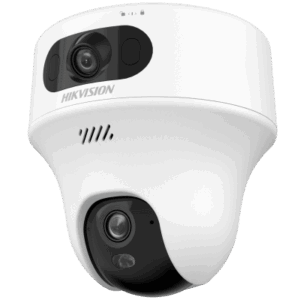 Turret PT 6 Megapixel / Doble Lente (2.8 mm y 4 mm) / Dual Light (10 mts IR + 10 mts Luz Blanca) / Wi-Fi / Interior / Audio B