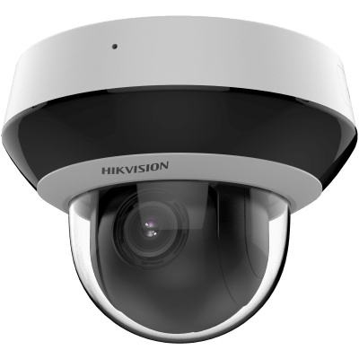 Mini Domo PTZ IP 4 Megapixel / 4X Zoom / Micrófono y Bocina Integrada / ACUSENSE / H.265+ / 20 mts IR EXIR / WDR / PoE / IK10