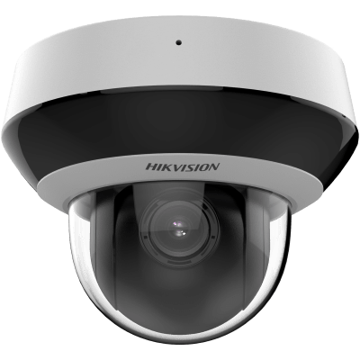 Mini Domo PTZ IP 4 Megapixel / 4X Zoom / Micrófono y Bocina Integrada / ACUSENSE / H.265+ / 20 mts IR EXIR / WDR / PoE / IK10