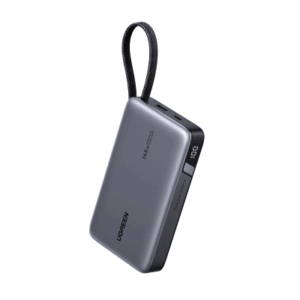 Power Bank 20000mAh con Cable Integrado / Carga Rápida 100W / USB-C PD 3.0 / 4 Celdas Li-ion / 72Wh / Carga Múltiple 145W / C