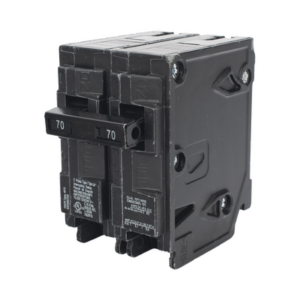 Interruptor automático enchufable tipo QP 2 polos, 70 amp - SIEMENS