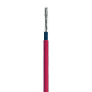 Cable Fotovoltaico Rojo/ Cobre Estañado / 4 mm² (12 AWG) / 2000V / Rollo de 25 m / / UL 4703 y TUV - EPCOM POWERLINE