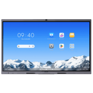 Pantalla Interactiva Touch de 86″ Android 14 / Asistentes IA /Google Suite Preinstalado con Certificación EDLA / Cámara Web 8
