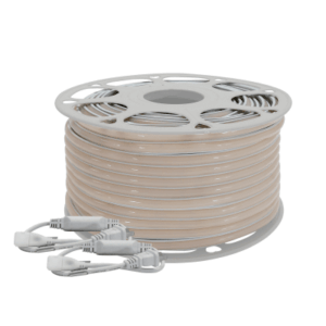 Manguera LED Luminosa Blanca de Resina Transparente y Flexible / Para uso Interior o Exterior / Carrete de 50 m/ 110V CA 4.2 