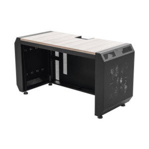 Consola Profesional para Monitoreo o Computo | Ranura para Base de Monitores | Microperforaciones | Luces LED Decorativas | T