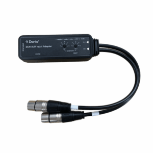 Extensor de Audio Dante® | 2CH XLR Input Adapter | Entrada XLR Balanceada/No Balanceada 2 Canales | Salida Digital Dante® 2CH