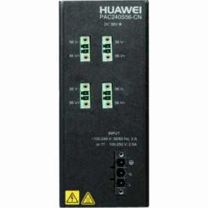 Fuente de alimentación para Riel DIN / Entrada 100-240 VCA / Salida 56 VCD / 240 W / Para Switch S210I-8P4SX - HUAWEI eKIT