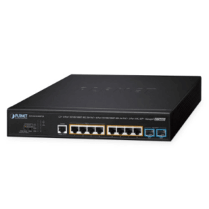 Switch AV Administrable Capa 2/ Compatible con Dante / 4 Puertos Gigabit PoE++ 802.3bt 95W + 4 Puertos Gigabit PoE+ 802.3at 3