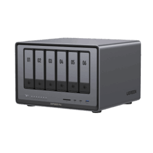 NAS UGREEN NASync DXP6800 Pro / Intel Core i5-1215U 10 Núcleos / 6 Bahías SATA + 2 M.2 NVMe / 2 Puertos Thunderbolt 4 / 2 Pue