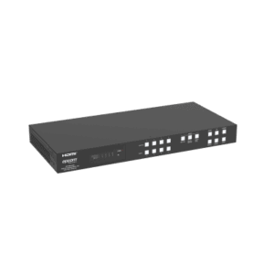 Switch de Video Matrix 4×4 HDMI 2.0 | 18Gbps Ancho de Banda | 4K2K@60Hz Resolución | 4 Entradas 4 Salidas HDMI | Audio LPCM y