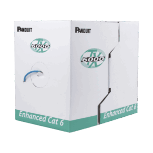 Bobina de Cable UTP 305 Metros (1000 Pies) de Cobre, TX6000? PanNet, Reelex, Azul, Categoría 6 Mejorado (23 AWG), PVC (CM), d