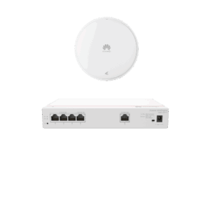 Kit DEMO de Router Multi-Servicio / 1 puerto 10/100/1000 Mbps(WAN) / 4 puertos 10/100/1000 Mbps(LAN) PoE / 50W + Punto de Acc