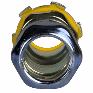 Conector de Compresión Hermético de Acero Galvanizado para Pared Delgada de 1 1/4" .