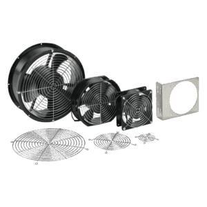 Ventilador Axial Compacto 6 Pulgadas / 115VAC / 102CFM / Silencioso / Acero Negro / 50,000 Horas Operación - HOFFMAN