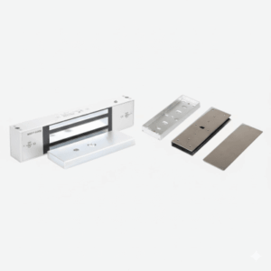 Kit Para Control de Acceso Incluye Chapa Magnética de 1200 Lbs / Montaje En “U” Para Puerta de Cristal / Uso Interior / Certi