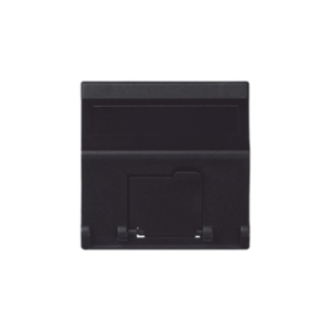 (K80MD64/14) Placa Voz y Datos Inclinada con Guardapolvo y Adaptador para RJ45 Keystone – Color Grafito - SIMON