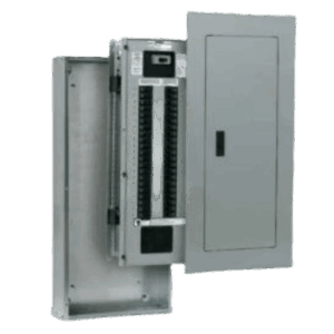 Tablero de alumbrado P1, 18 circuitos, Barras en aluminio 250 AMP, Frente de sobreponer, Sin zapatas principales. - SIEMENS