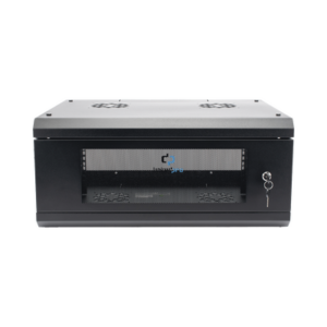 Gabinete de Pared con Puerta de Cristal Templado, 635mm de Profundidad, 4U Rack de 19”, Acero Reforzado - LINKEDPRO