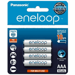 Batería Recargable AAA 1.2V ENELOOP / Ni-HM / Paquete de 4 Baterías - PANASONIC