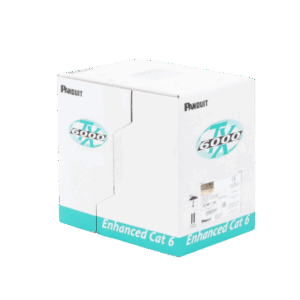 Bobina de Cable UTP 305 Metros (1000 Pies) de Cobre, TX6000? PanNet, Reelex, Blanco, Categoría 6 Mejorado (23 AWG), PVC (CM),