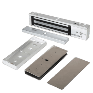Kit Para Control de Acceso Incluye Chapa Magnética de 600 Lbs / Montaje En “U” Para Puerta de Cristal / Uso Interior / Certif