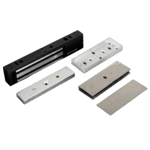 Kit Para Control de Acceso Incluye Chapa Magnética de 600 Lbs / Montaje En “U” Para Puerta de Cristal / Uso Interior / Certif