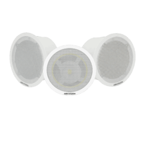 Kit Altavoz principal y 2 bocinas secundarias, solo alimenta la principal | Bluetooth | Hik-Connect | Musical Ambiental | Voc