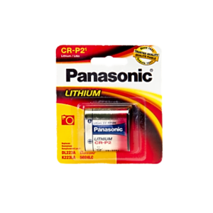 CR-P2/PA: Batería de litio 6V de alto rendimiento y larga vida útil - PANASONIC