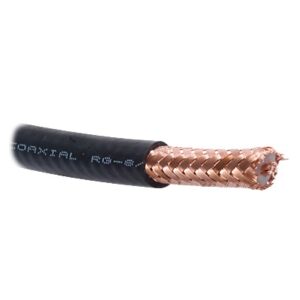 ( Venta x Metro ) Cable con Blindaje de Malla Trenzada de Cobre 97%, Aislamiento de Polietileno Espumado. - VIAKON