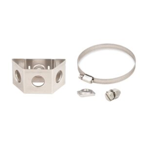 Adaptador para Sujetadores Tipo Mariposa. Instalación en Tubo con Diámetro 0.75 a 1.5 Pulgadas (19.05 a 38.1 mm). Paquete de 